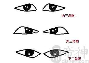 女人三角眼面相指的是眼睛形状类似于三角形,上眼皮呈弧形,下眼皮